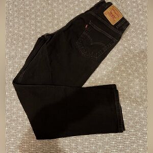NWOT Levi’s 505 regular fit jeans - black - men’s 36x32